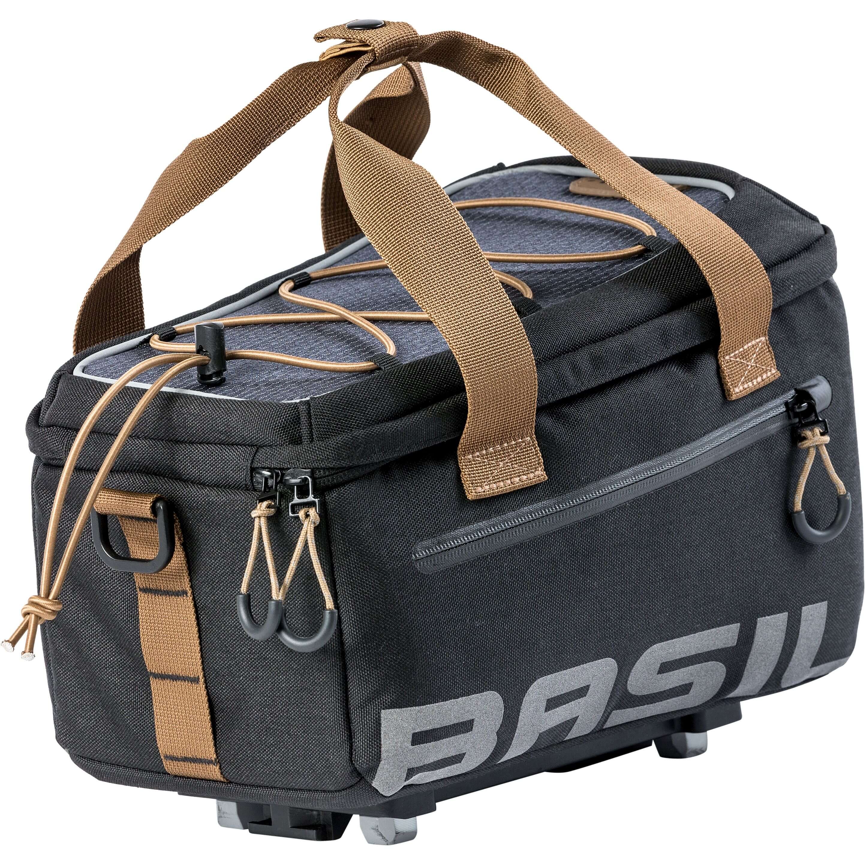 Basil dragertas Miles trunkbag grijs/zwart MIK 7L - AE-trading