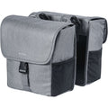 Basil fietstas dubbel Go grey melee 32L - AE-trading