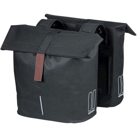 Basil fietstas dubbel City zwart 28-32L - AE-trading