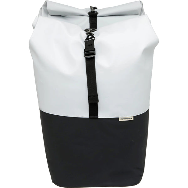 New Looxs fietstas dubbel Nyborg lichtgrijs/zwart MIK 34L - AE-trading