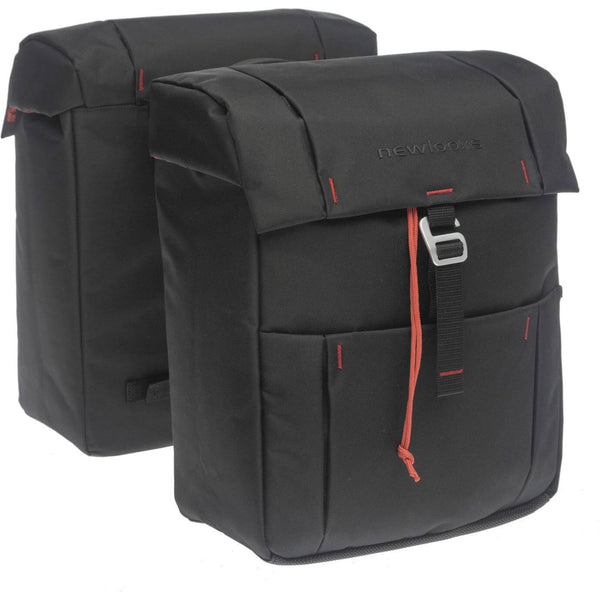 New Looxs fietstas dubbel Vigo black 37L - AE-trading