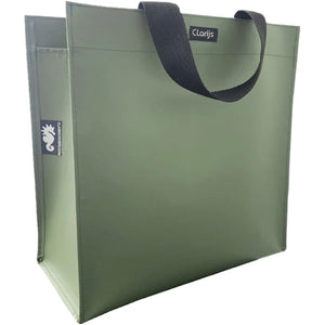 Clarijs shoppertas PVC 23L matt olijf - AE-trading