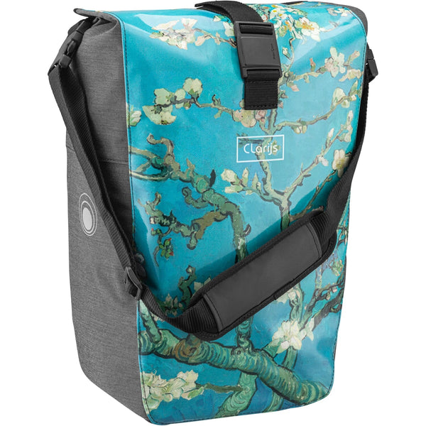 Clarijs fietstas solobag 24L Van Gogh almond blossom - AE-trading