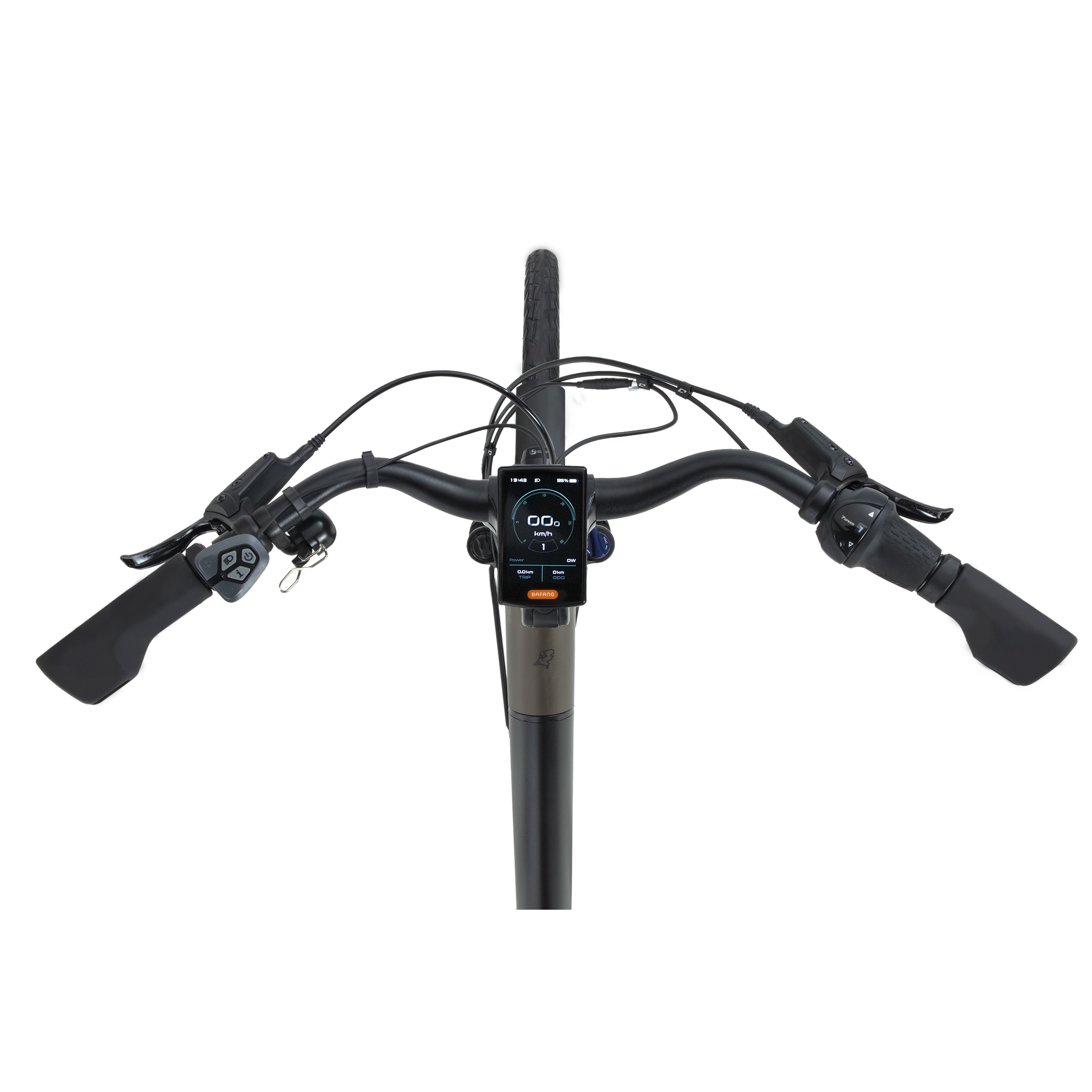 BSP Topaz M – Elektrische Stadsfiets 28 inch – Bafang M420 Middenmotor – 470Wh Intube Accu – Shimano Nexus 7 – Dark Oak - AE-trading