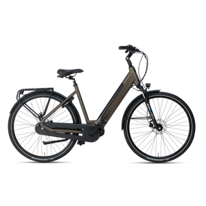 BSP Topaz M – Elektrische Stadsfiets 28 inch – Bafang M420 Middenmotor – 470Wh Intube Accu – Shimano Nexus 7 – Dark Oak - AE-trading