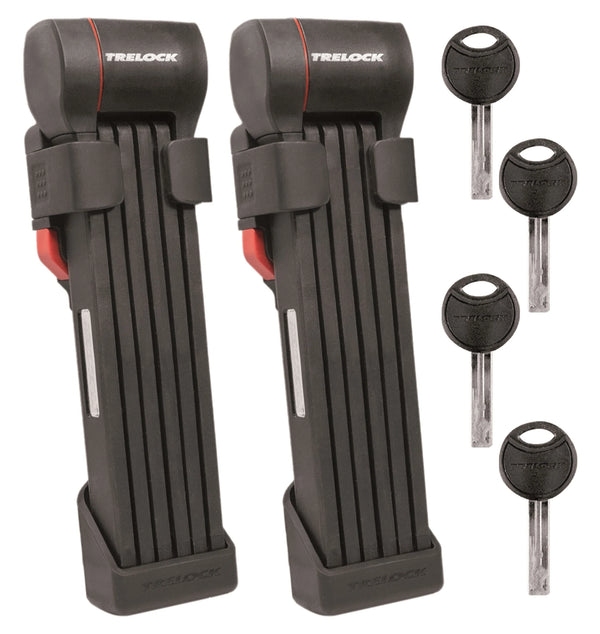 Trelock vouwslot set 2x FS 480 Cops ZF 480 X-Press Twin 100 - AE-trading