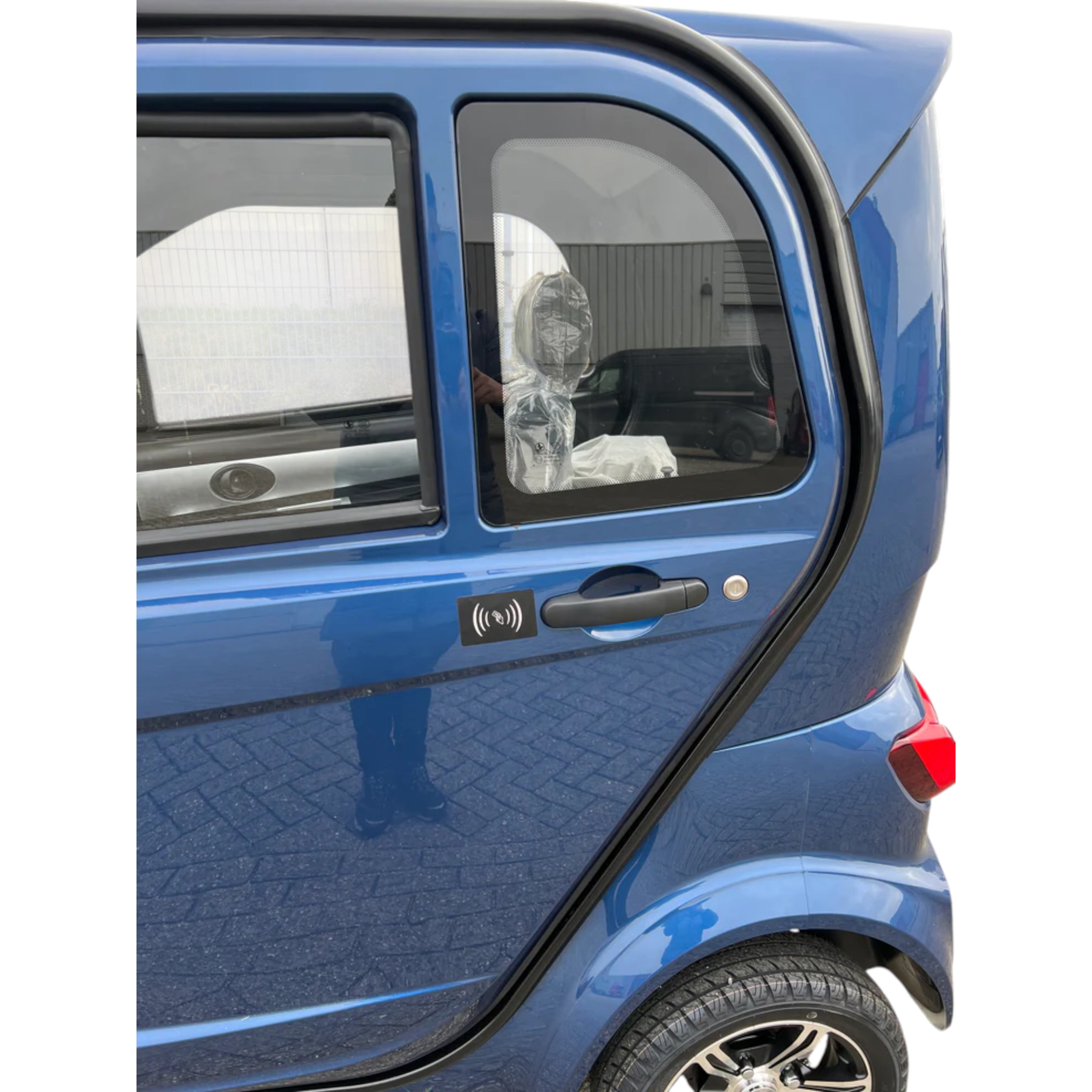 TTZ Electric invalidevoertuig 2.0 - Blauw - Elektrische invalide wagen rijbewijs vrij - 45 km/u - Canta auto - AE-trading