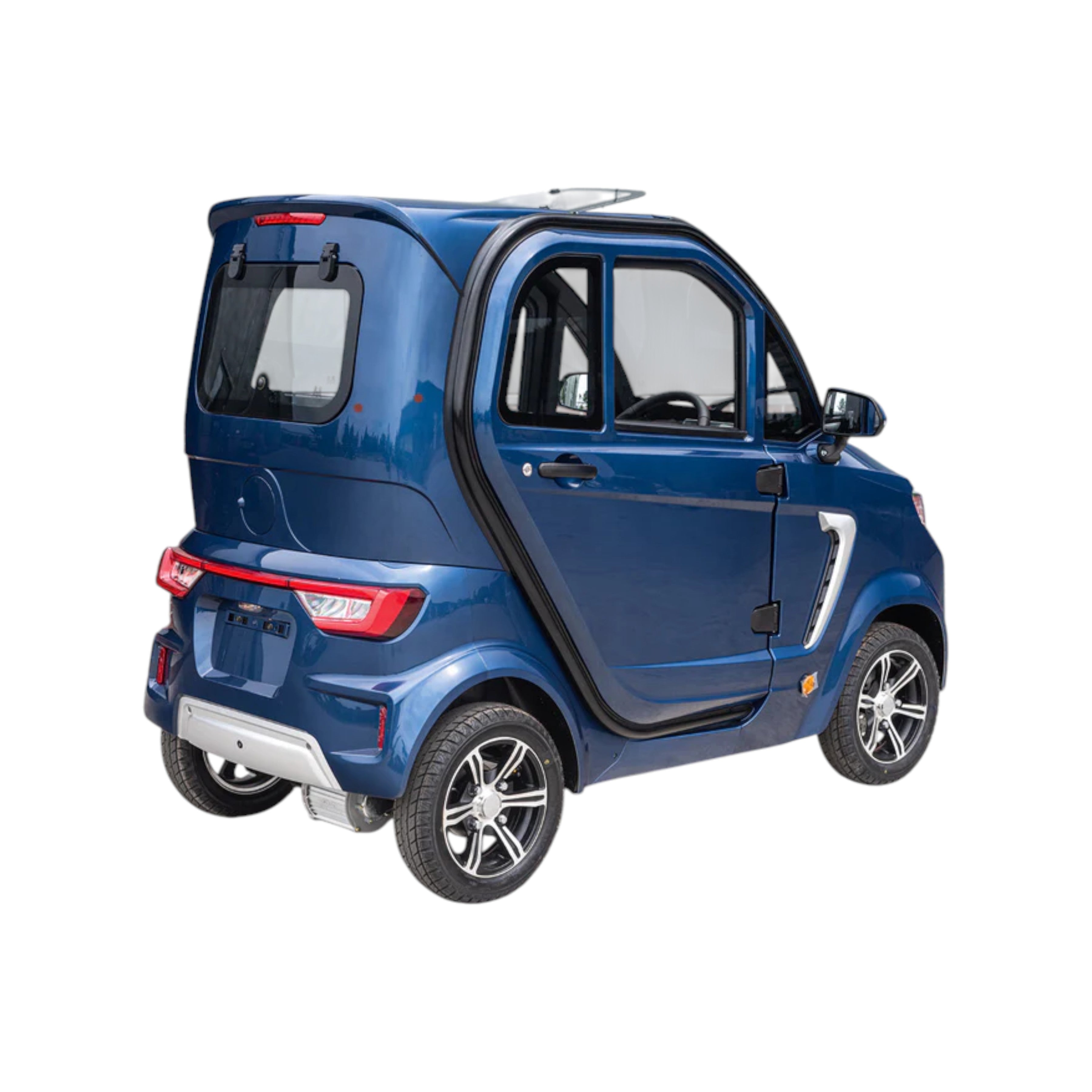 TTZ Electric invalidevoertuig 2.0 - Blauw - Elektrische invalide wagen rijbewijs vrij - 45 km/u - Canta auto - AE-trading