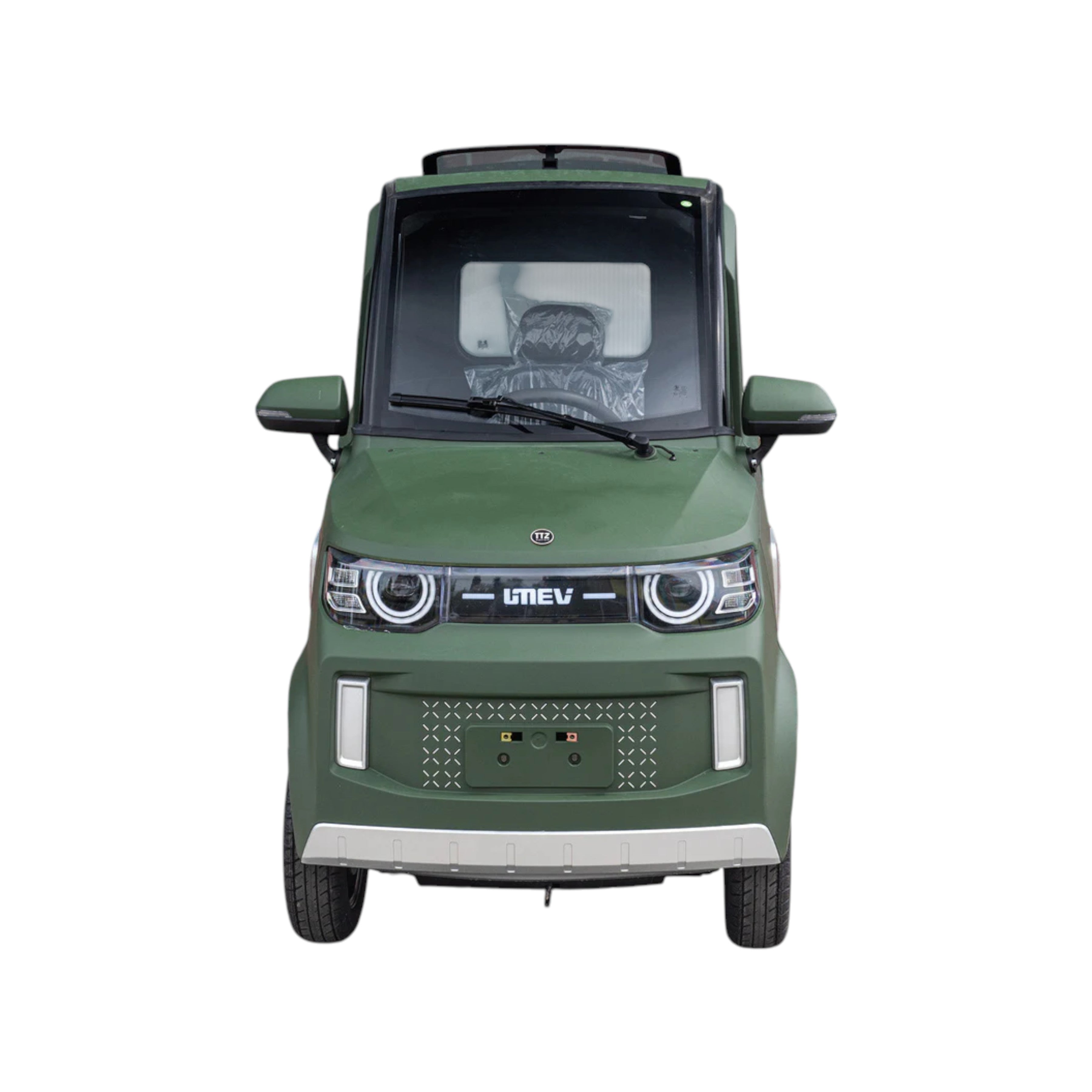 TTZ Electric invalidevoertuig 2.0 - Donkergroen - Elektrische invalide wagen rijbewijs vrij - 45 km/u - Canta auto - AE-trading