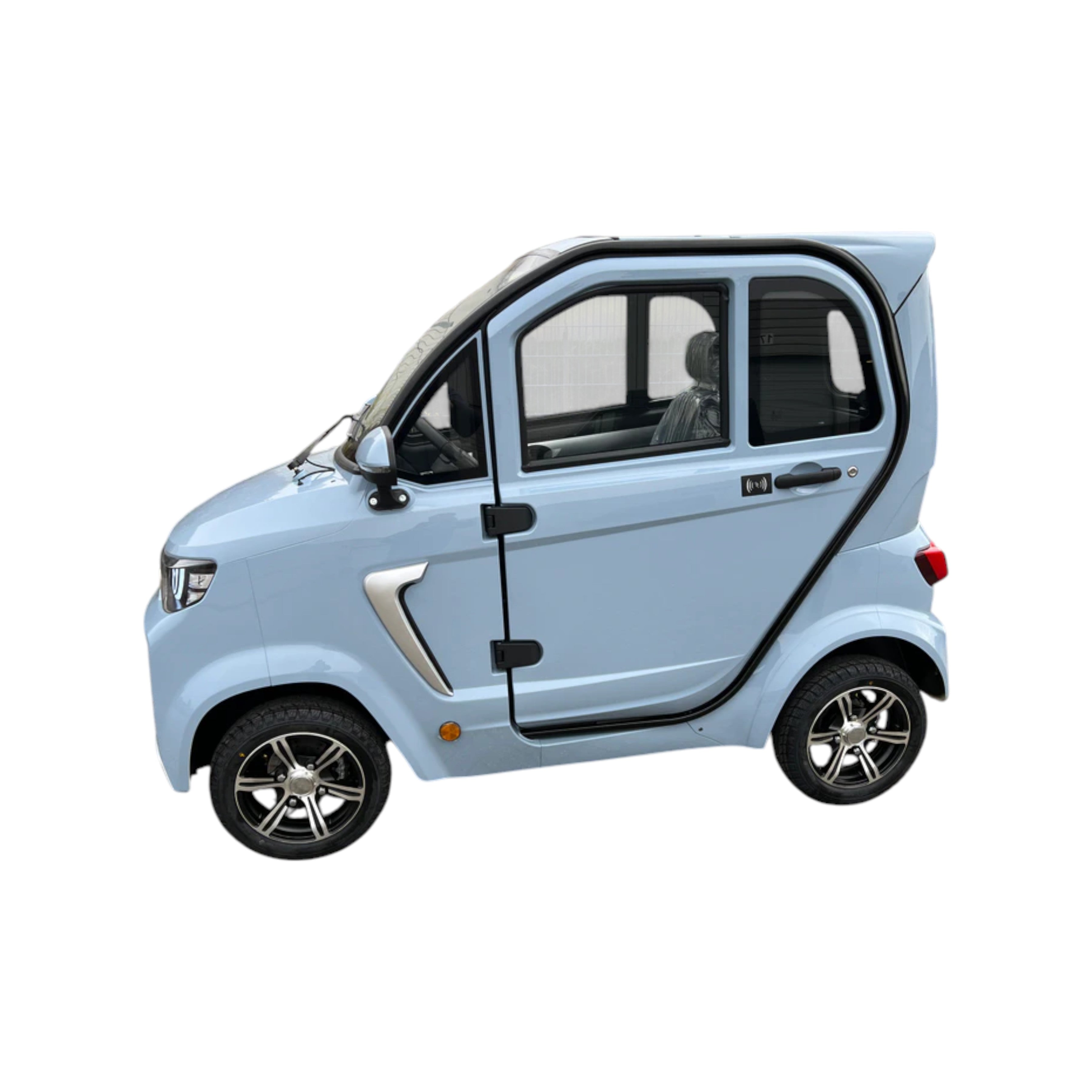 TTZ Electric invalidevoertuig 2.0 - Grijs - Elektrische invalide wagen rijbewijs vrij - 45 km/u - Canta auto - AE-trading