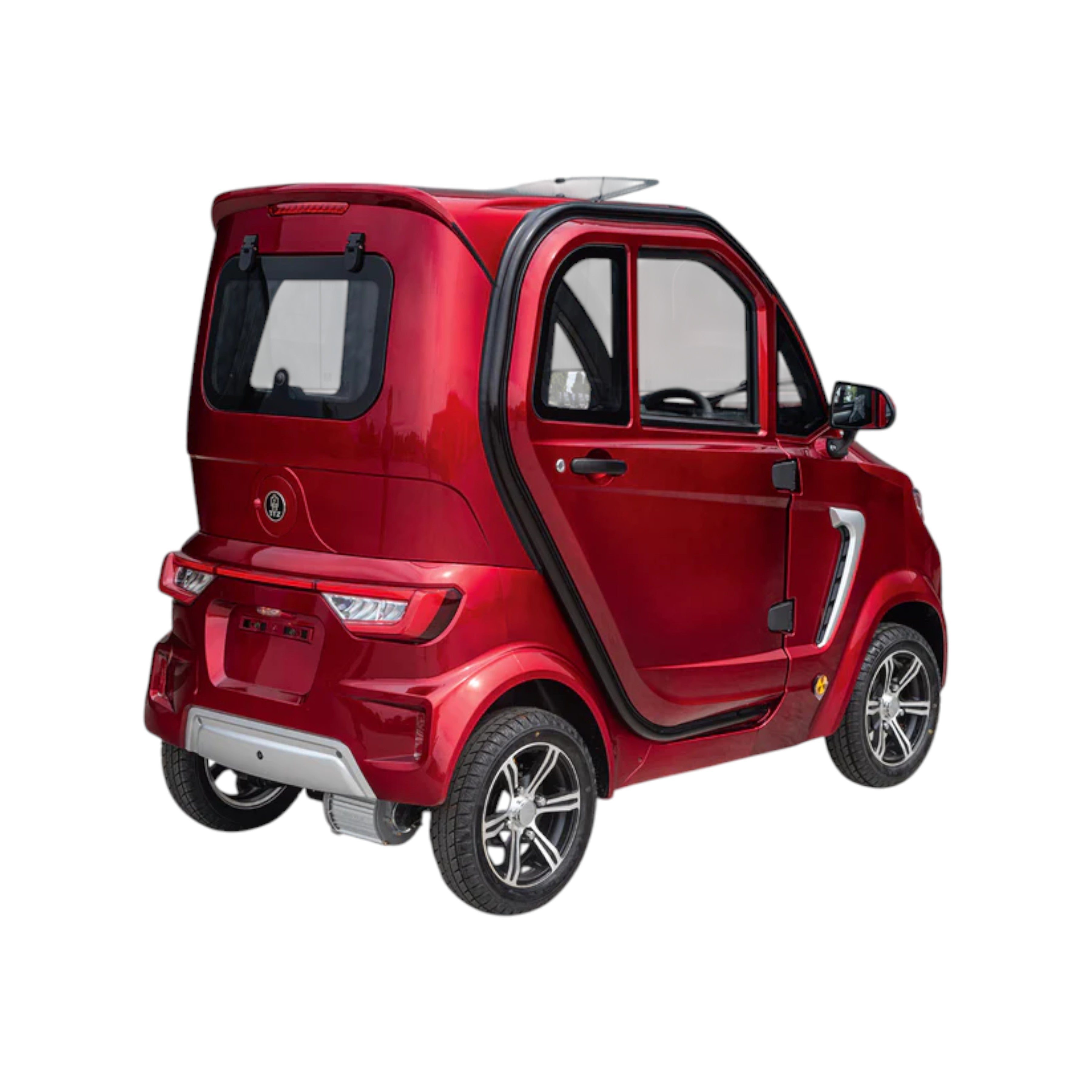 TTZ Electric invalidevoertuig 2.0 - Rood - Elektrische invalide wagen rijbewijs vrij - 45 km/u - Canta auto - AE-trading