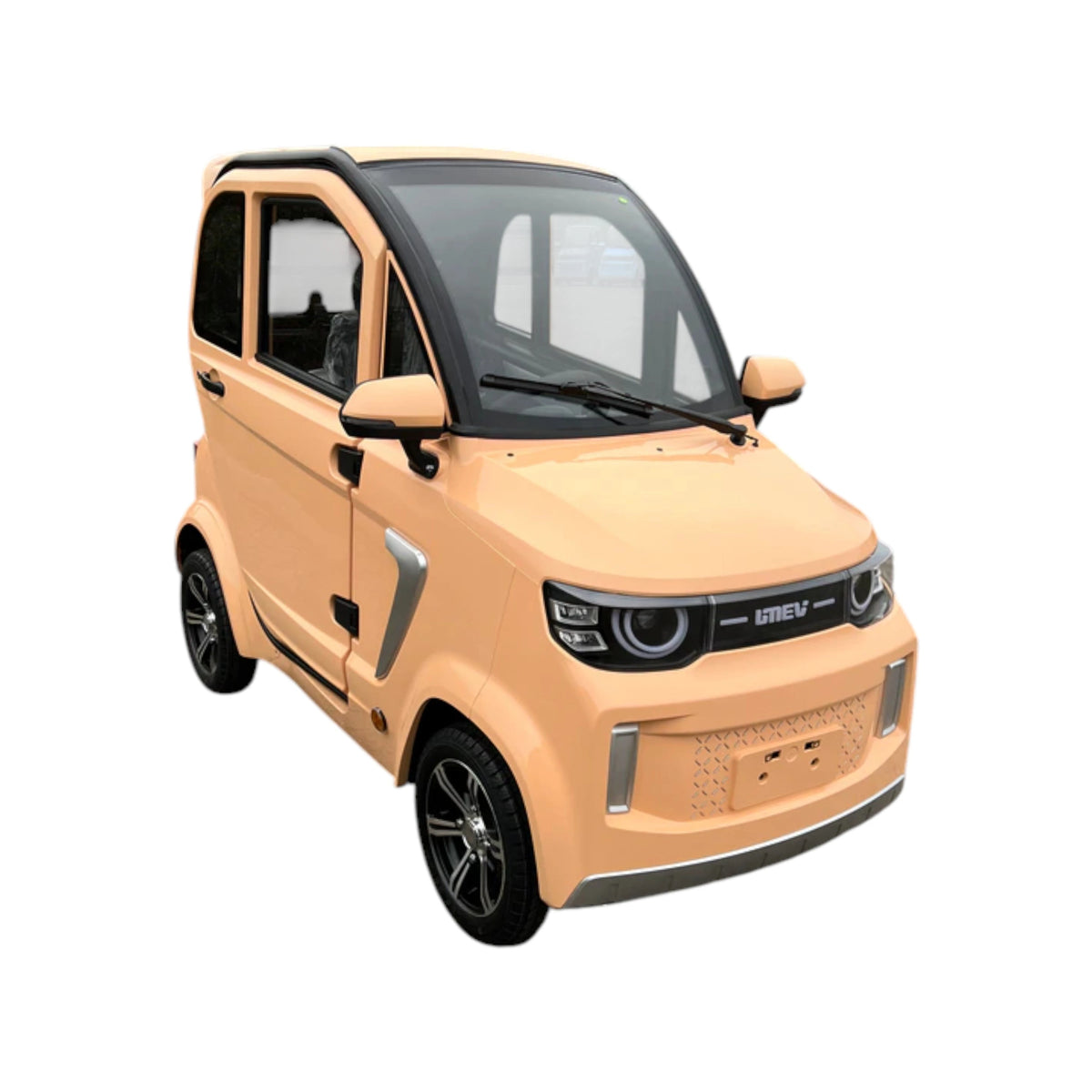 TTZ Electric invalidevoertuig 2.0 - Bruin/Oranje - Elektrische invalide wagen rijbewijs vrij - 45 km/u - Canta auto - AE-trading