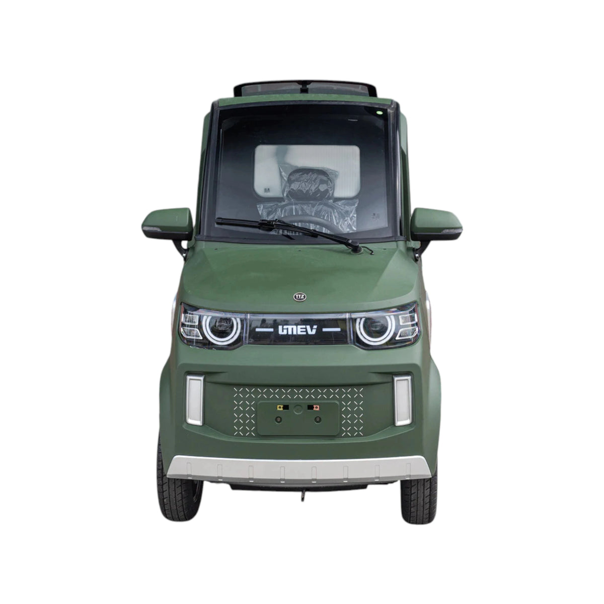 TTZ Electric invalidevoertuig 2.0 - Donkergroen - Elektrische invalide wagen rijbewijs vrij - 45 km/u - Canta auto - AE-trading