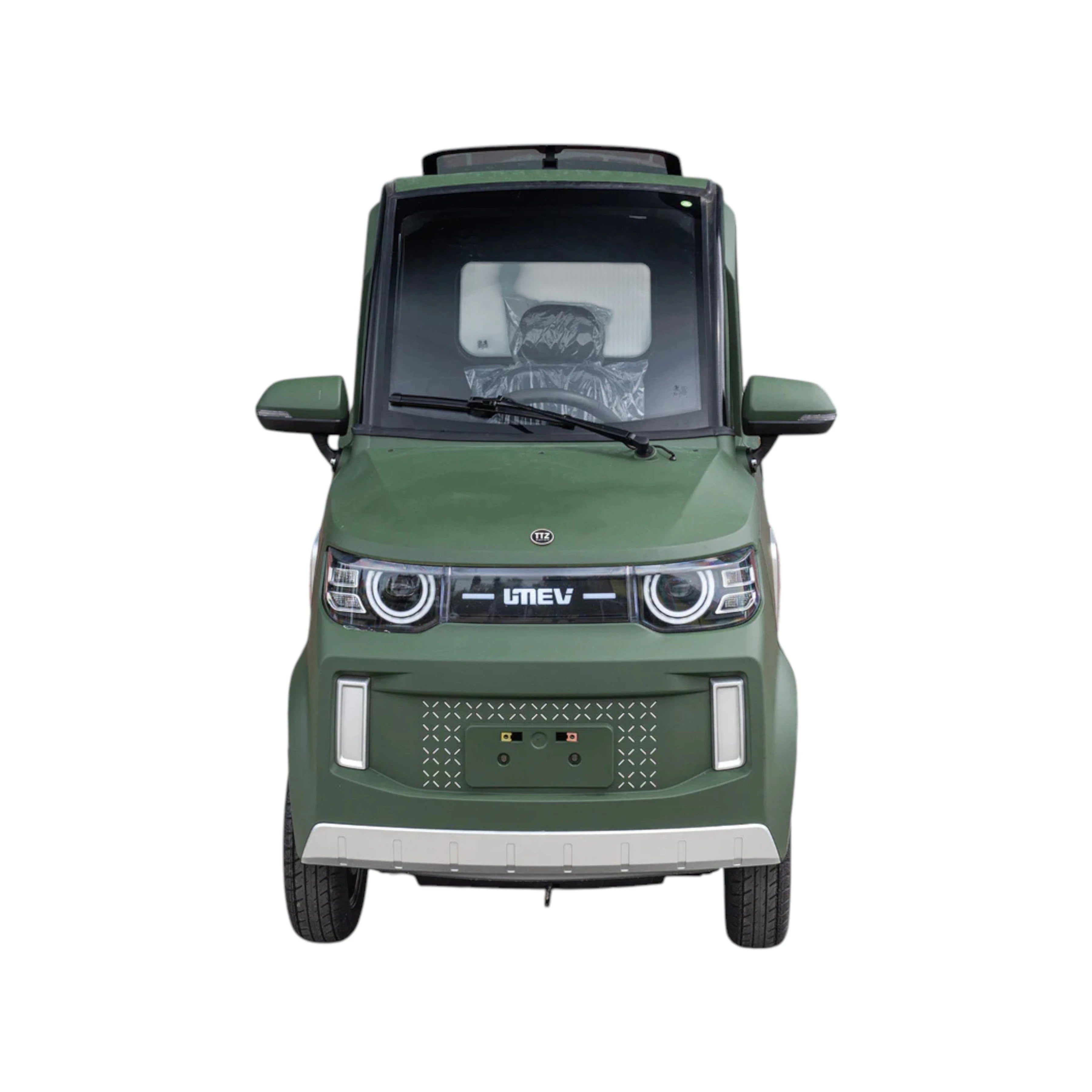 TTZ Electric invalidevoertuig 2.0 - Donkergroen - Elektrische invalide wagen rijbewijs vrij - 45 km/u - Canta auto - AE-trading