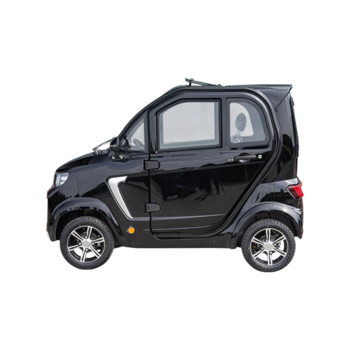 TTZ Electric invalidevoertuig 2.0 - Zwart - Elektrische invalide wagen rijbewijs vrij - 45 km/u - Canta auto - AE-trading