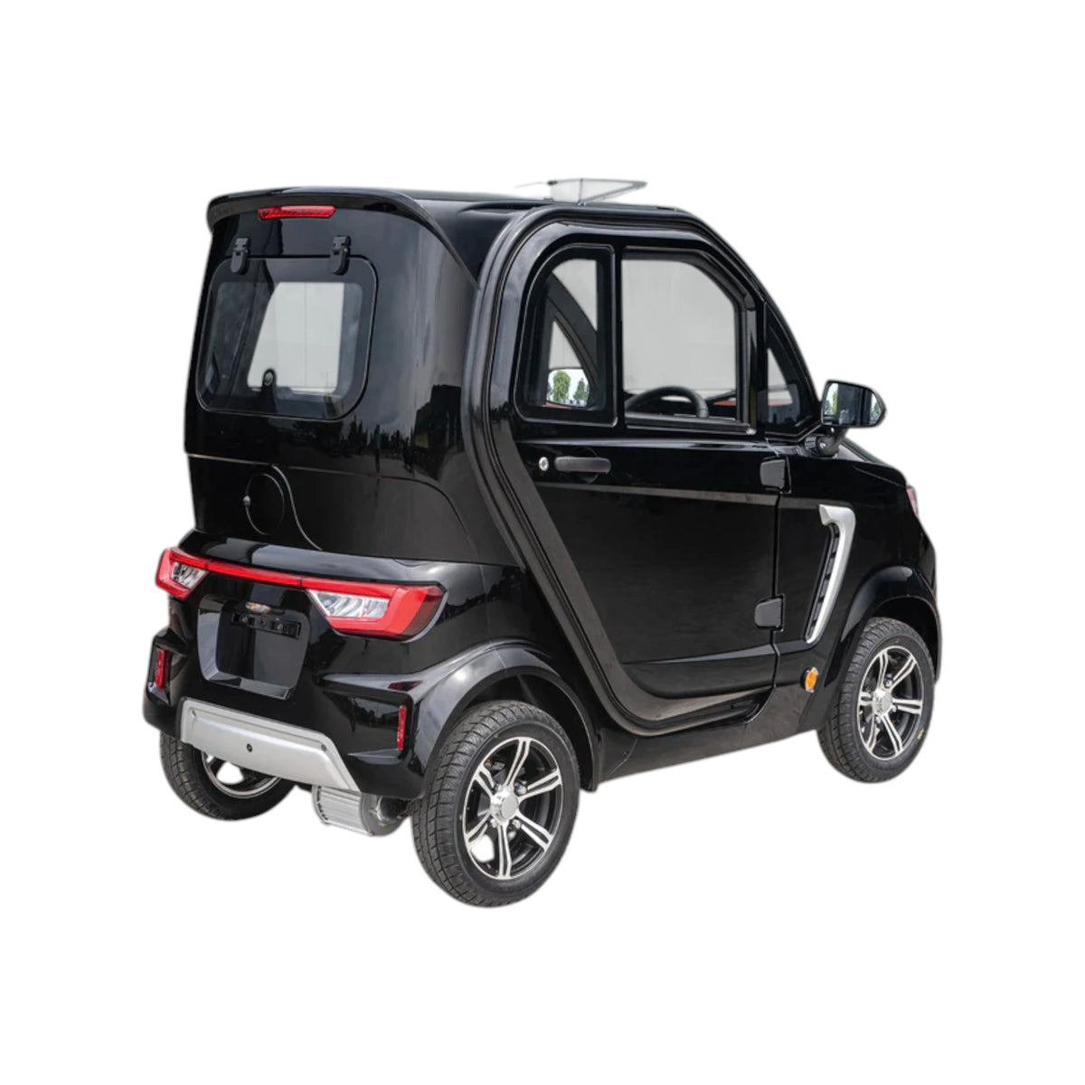 TTZ Electric invalidevoertuig 2.0 - Zwart - Elektrische invalide wagen rijbewijs vrij - 45 km/u - Canta auto - AE-trading