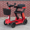 TTZ Opvouwbare Elektrische Scootmobiel - Rood - AE-trading