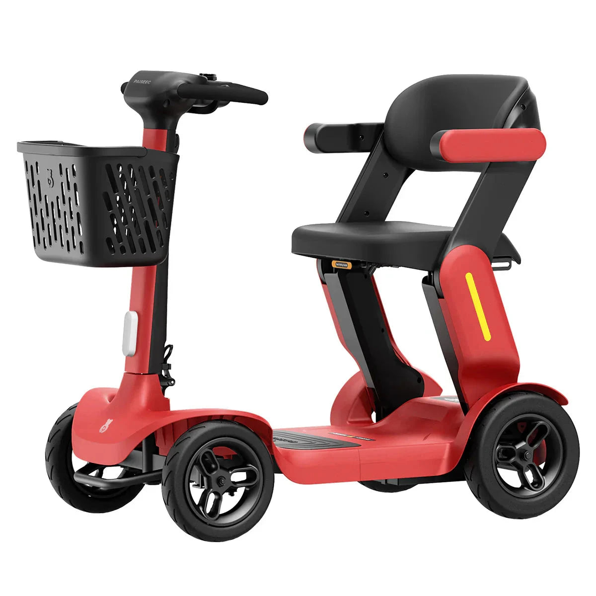 TTZ Opvouwbare Elektrische Scootmobiel - Rood - AE-trading