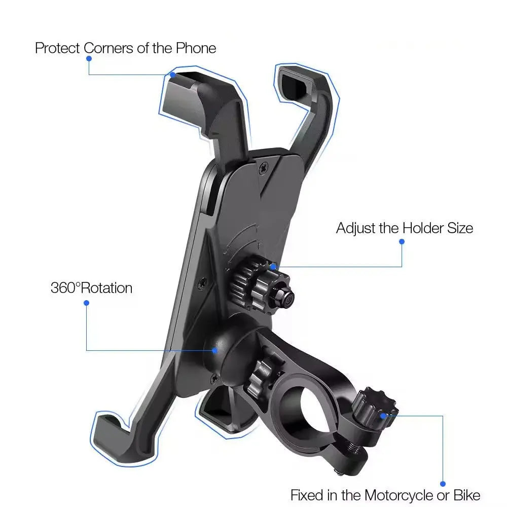 Telefoonhouder voor Fiets Motor en Fatbike - Zoskala - AE-trading