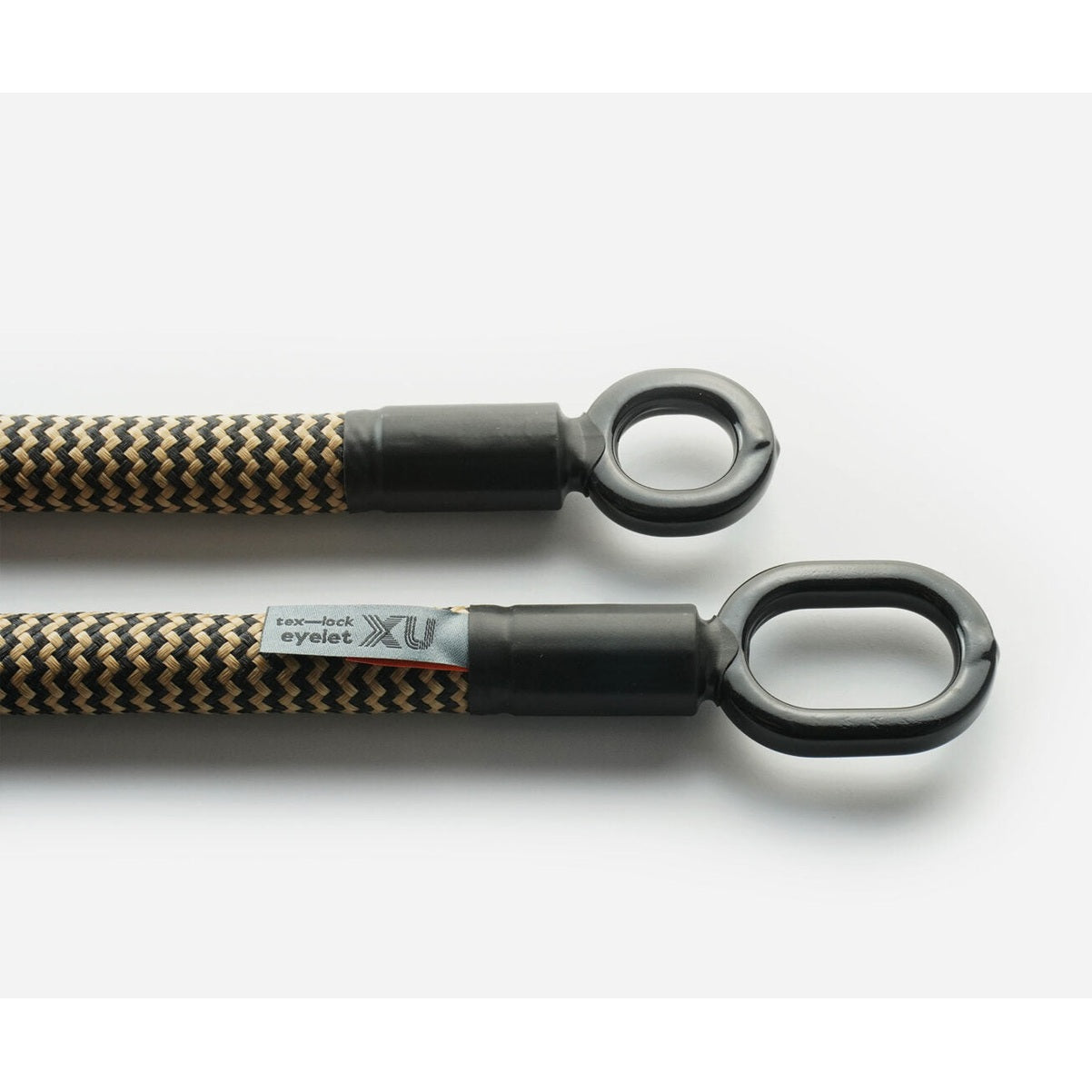Texlock Eyelet – Beige/Zwart – M (120cm) – Zonder Beugelslot - AE-trading