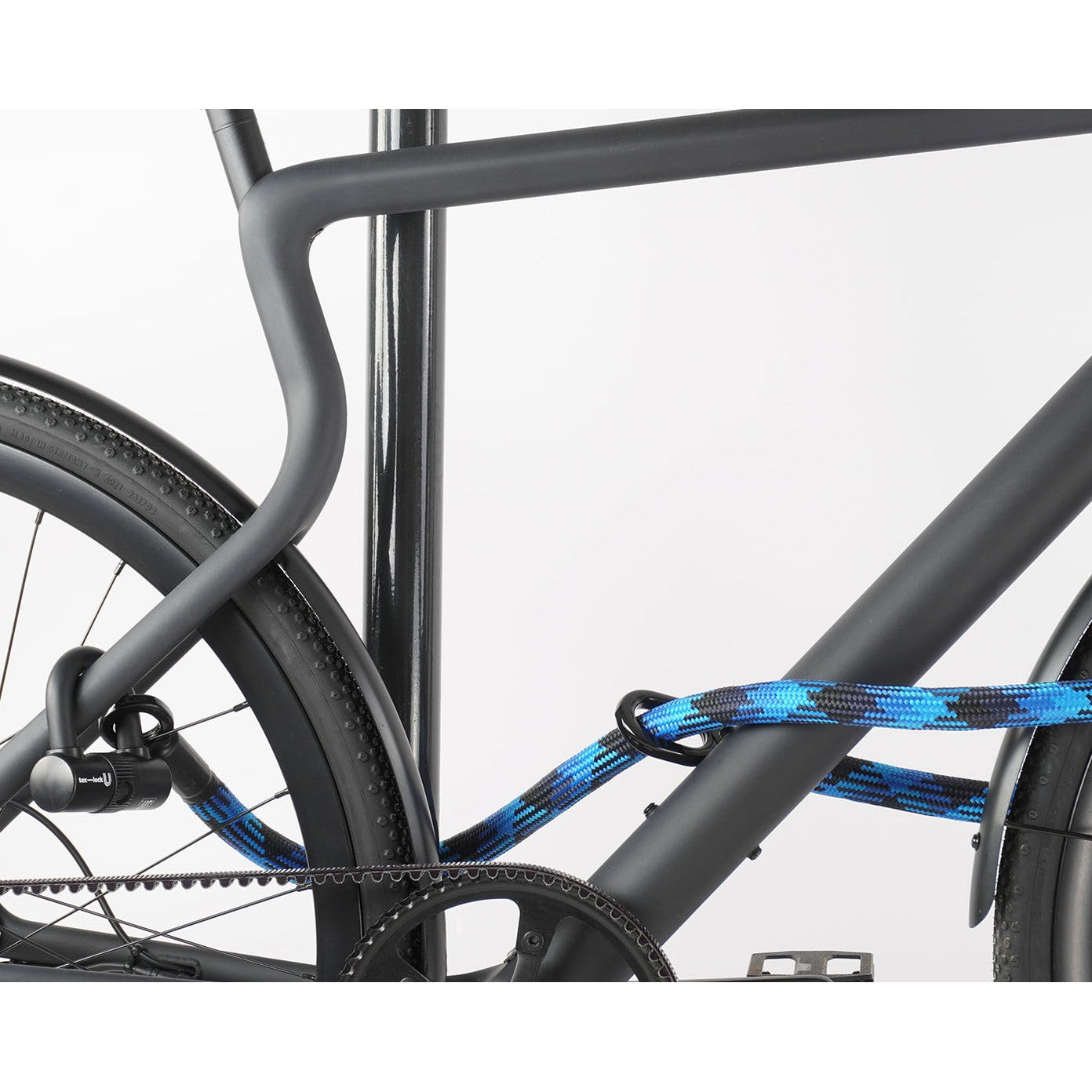 Texlock Eyelet – Blauw/Zwart – L (160cm) – U/X-lock - AE-trading