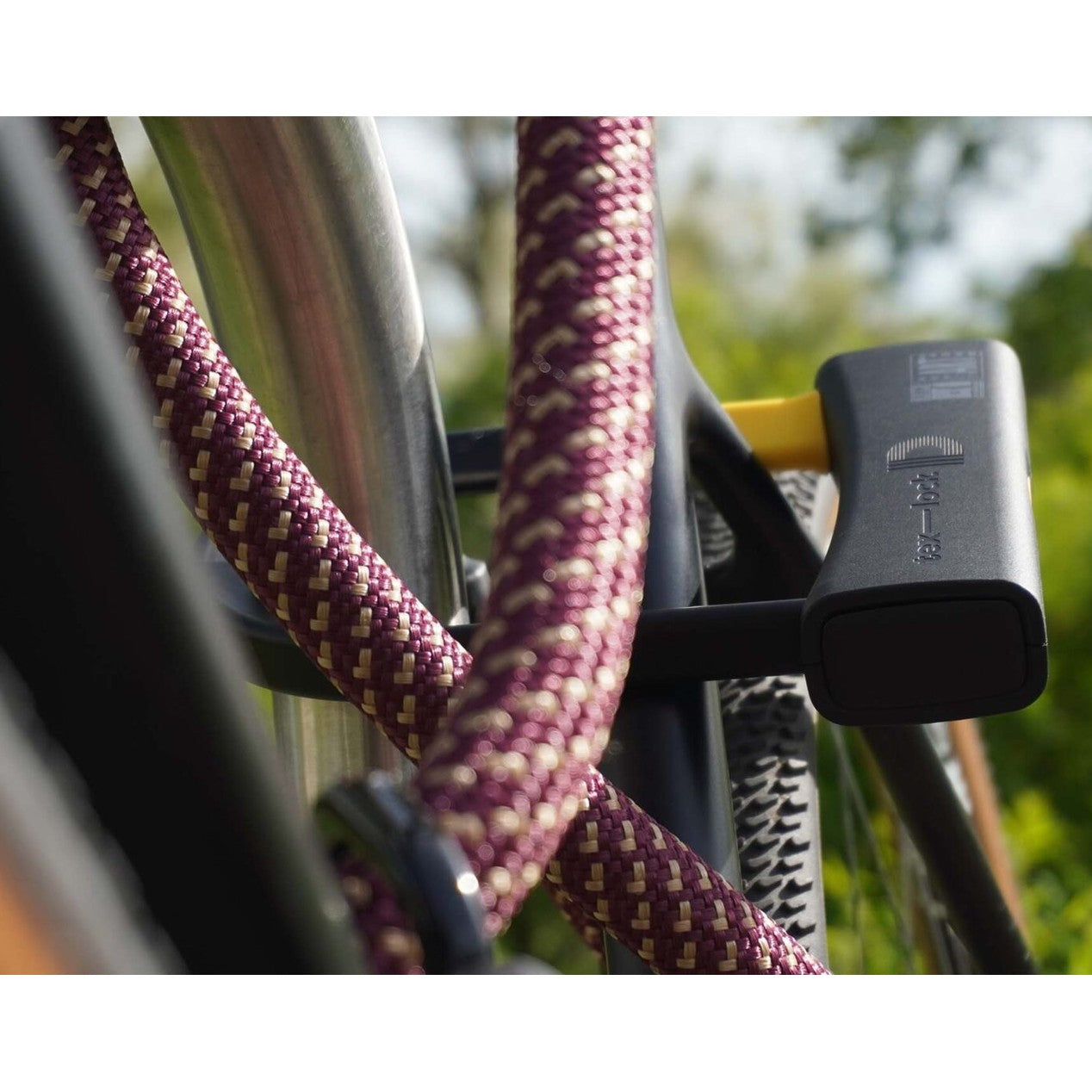 Texlock Eyelet – Bordeaux/Beige – M (120cm) – D-slot - AE-trading