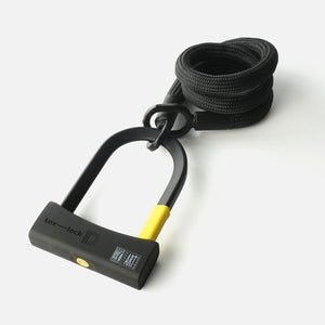 Texlock Eyelet – Zwart – L (160cm) – D-slot - AE-trading