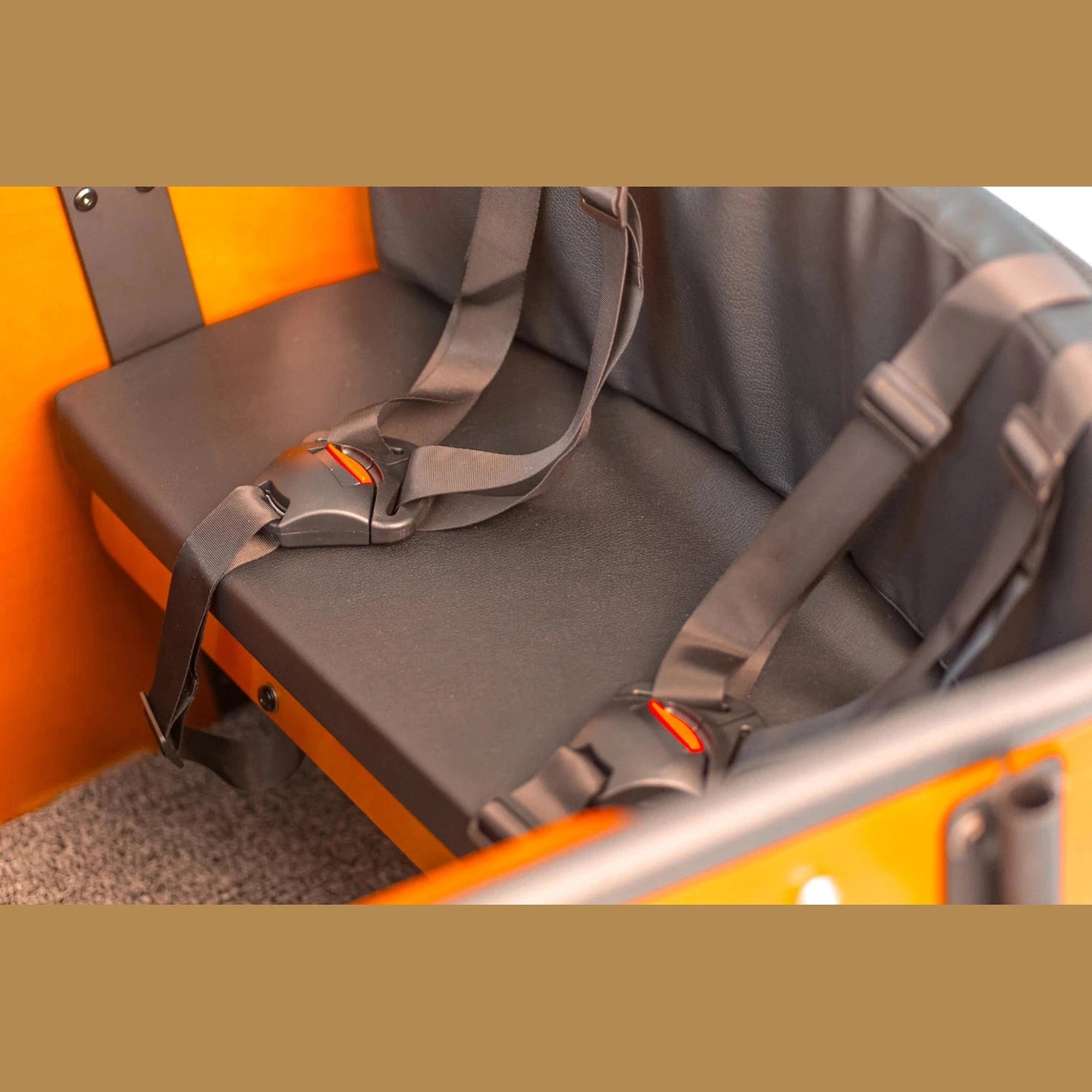 Tomos E-Cargo 3 N7 Bakfiets - Mat Zwart Bruin - AE-trading