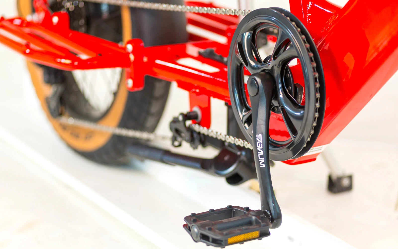 Tomos E-Cargo Fat 2 Longtail Fatbike - Rood - AE-trading