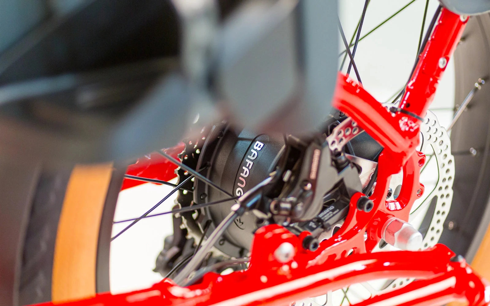 Tomos E-Cargo Fat 2 Longtail Fatbike - Rood - AE-trading