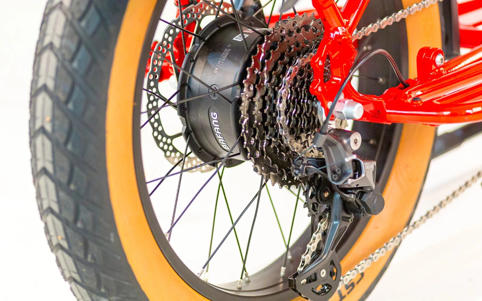 Tomos E-Cargo Fat 2 Longtail Fatbike - Rood - AE-trading