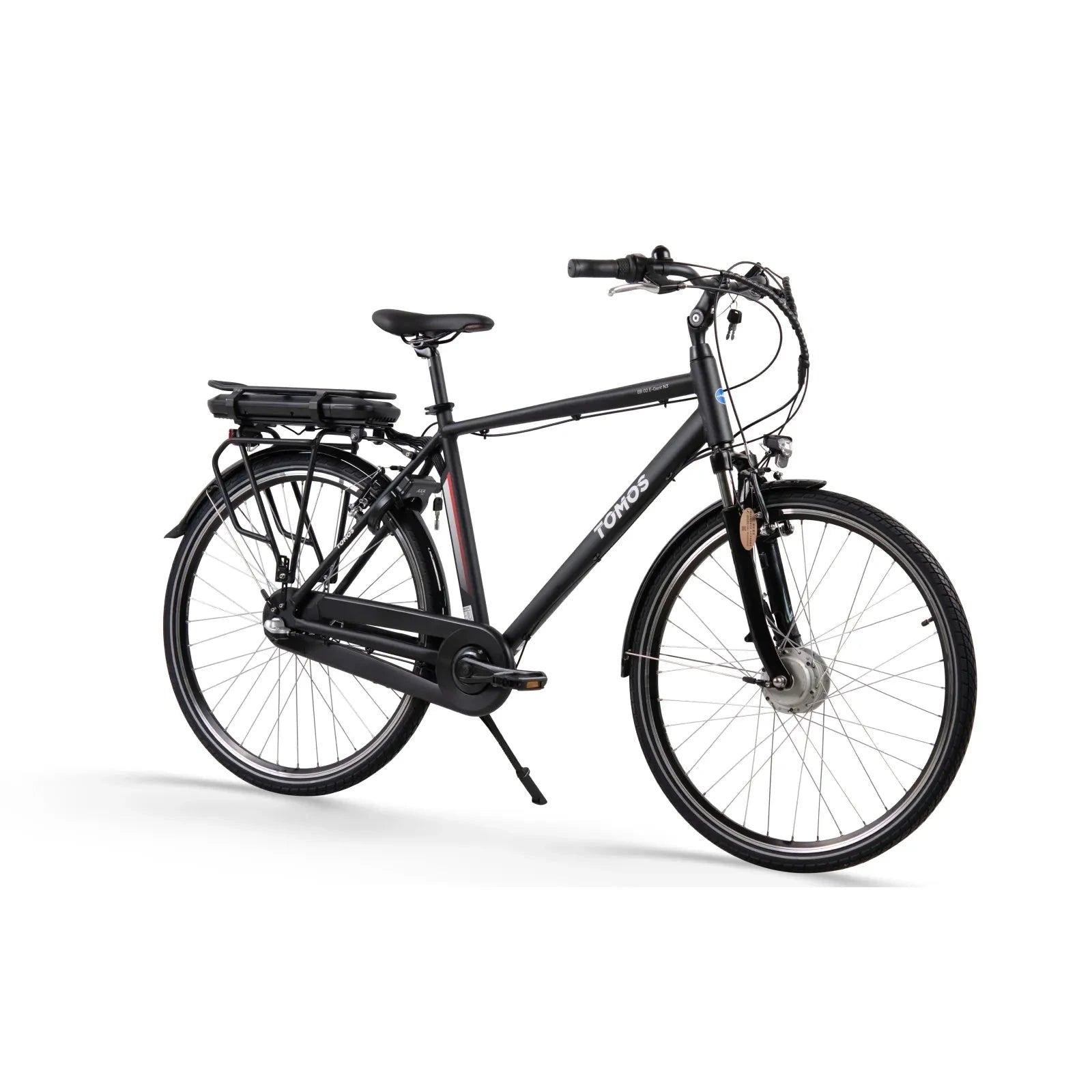 Tomos E-Gent Elektrische Fiets - Hoge Instap - Zwart - AE-trading