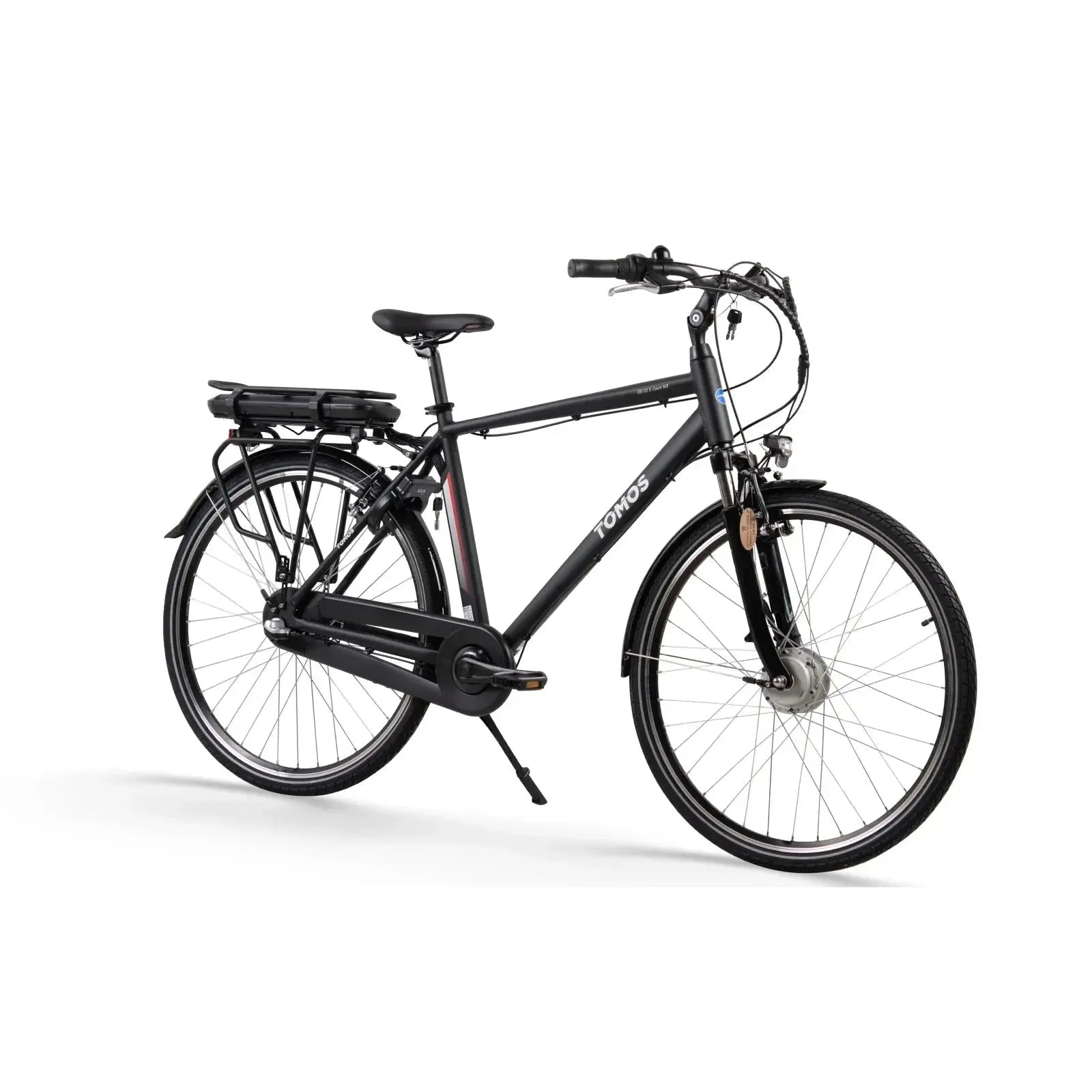Tomos E-Gent Elektrische Fiets - Hoge Instap - Zwart - AE-trading