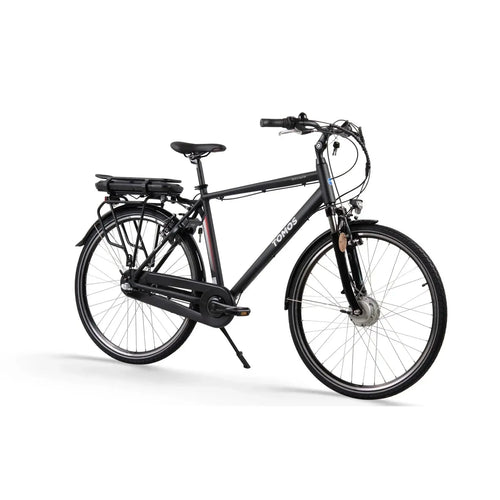 Tomos E-Gent Elektrische Fiets - Hoge Instap - Zwart - AE-trading