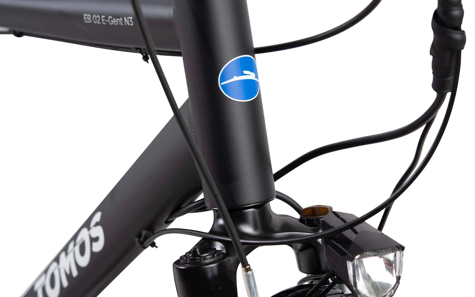 Tomos E-Gent Elektrische Fiets - Hoge Instap - Zwart - AE-trading