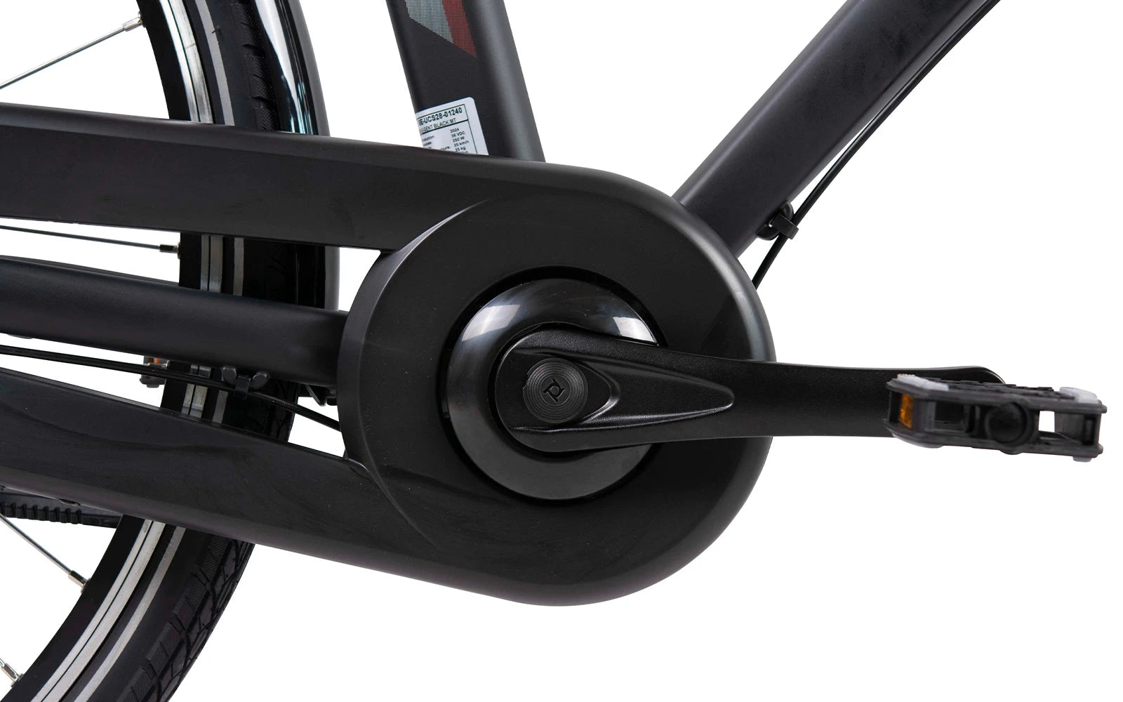 Tomos E-Gent Elektrische Fiets - Hoge Instap - Zwart - AE-trading