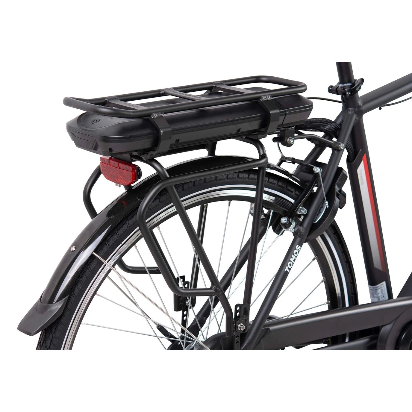 Tomos E-Gent Elektrische Fiets - Hoge Instap - Zwart - AE-trading
