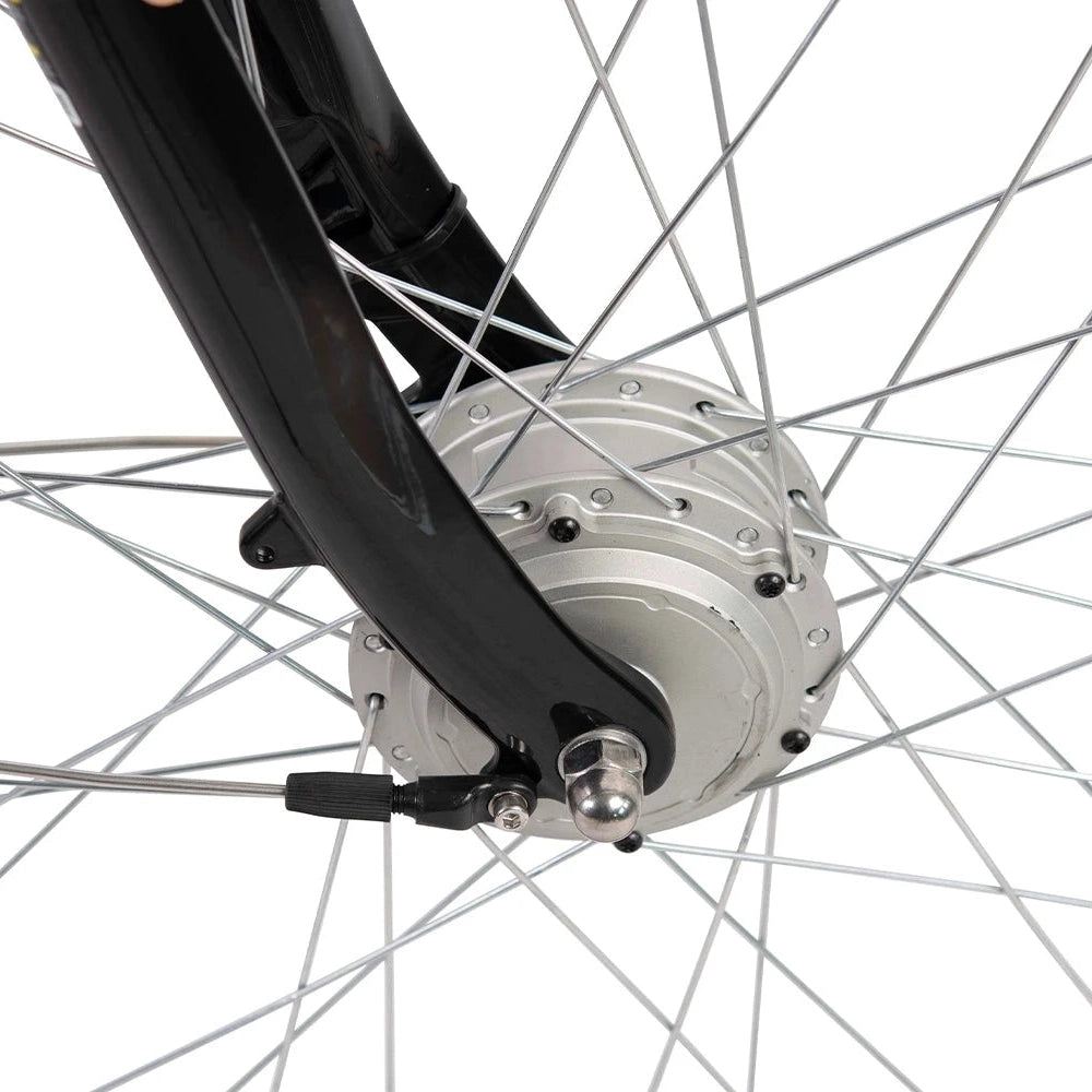 Tomos E-Gent Elektrische Fiets - Hoge Instap - Zwart - AE-trading