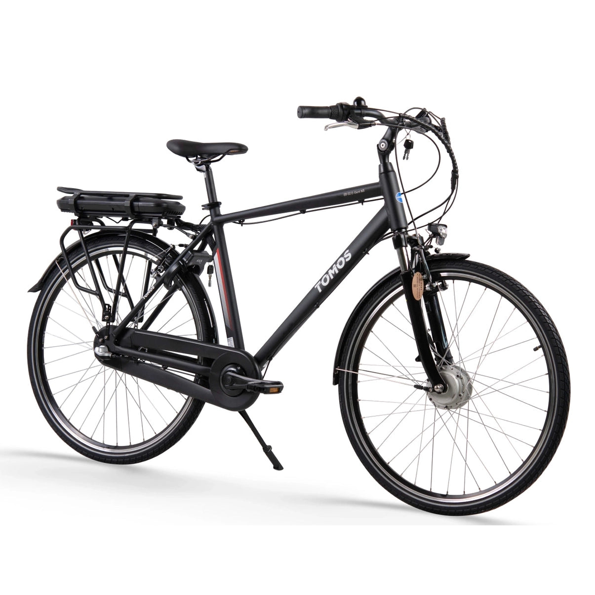 Tomos EB 02 E-Gent N3 – Elektrische Herenfiets – 28 inch – Ananda Voorwielmotor – Shimano Nexus 3 Versnellingen – 468 Wh Accu - AE-trading
