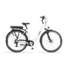 Tomos EB 05 - Elektrische Fiets - Glanzend Wit - 28 inch - 50 cm - Accu 522Wh - 250W Ananda Voorwielmotor - Shimano Tourney 7 Versnellingen - V-Brake Remmen - AE-trading
