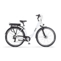 Tomos EB 05 - Elektrische Fiets - Glanzend Wit - 28 inch - 50 cm - Accu 522Wh - 250W Ananda Voorwielmotor - Shimano Tourney 7 Versnellingen - V-Brake Remmen - AE-trading