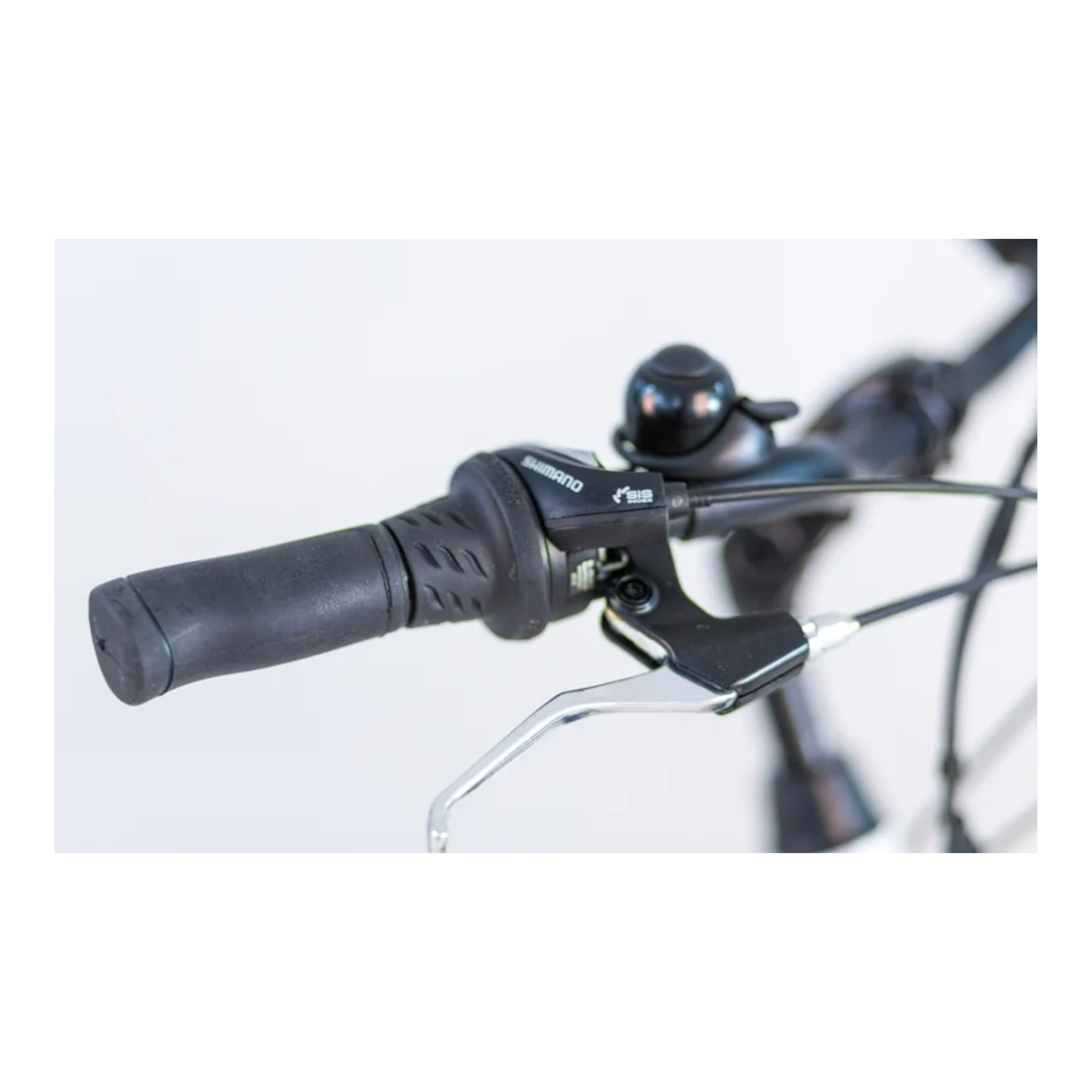 Tomos EB 05 - Elektrische Fiets - Glanzend Zwart - 28 inch - 50 cm - Accu 522Wh - 250W Ananda Voorwielmotor - Shimano Tourney 7 Versnellingen - V-Brake Remmen - AE-trading