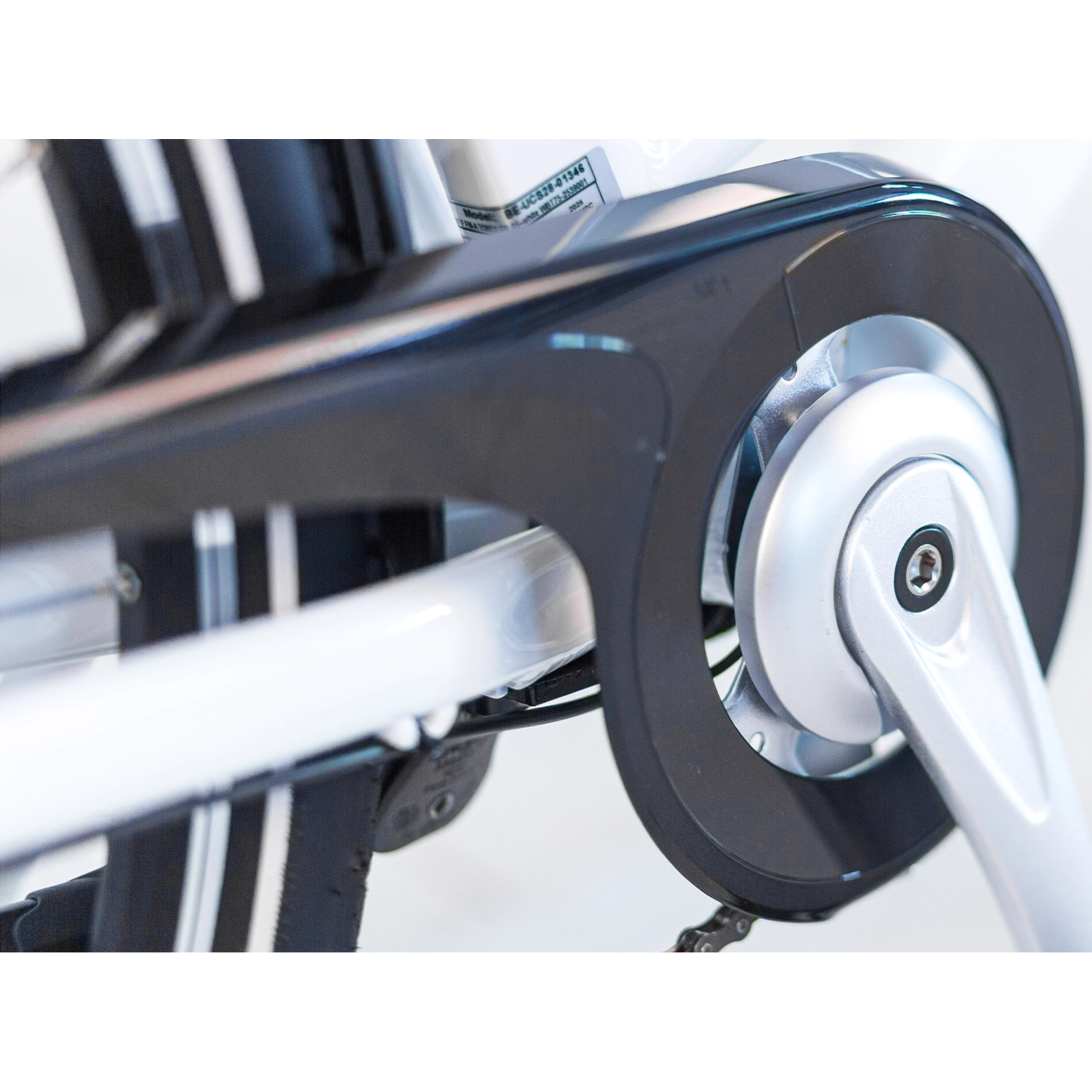 Tomos EB 05 - Elektrische Fiets - Glanzend Zwart - 28 inch - 50 cm - Accu 522Wh - 250W Ananda Voorwielmotor - Shimano Tourney 7 Versnellingen - V-Brake Remmen - AE-trading