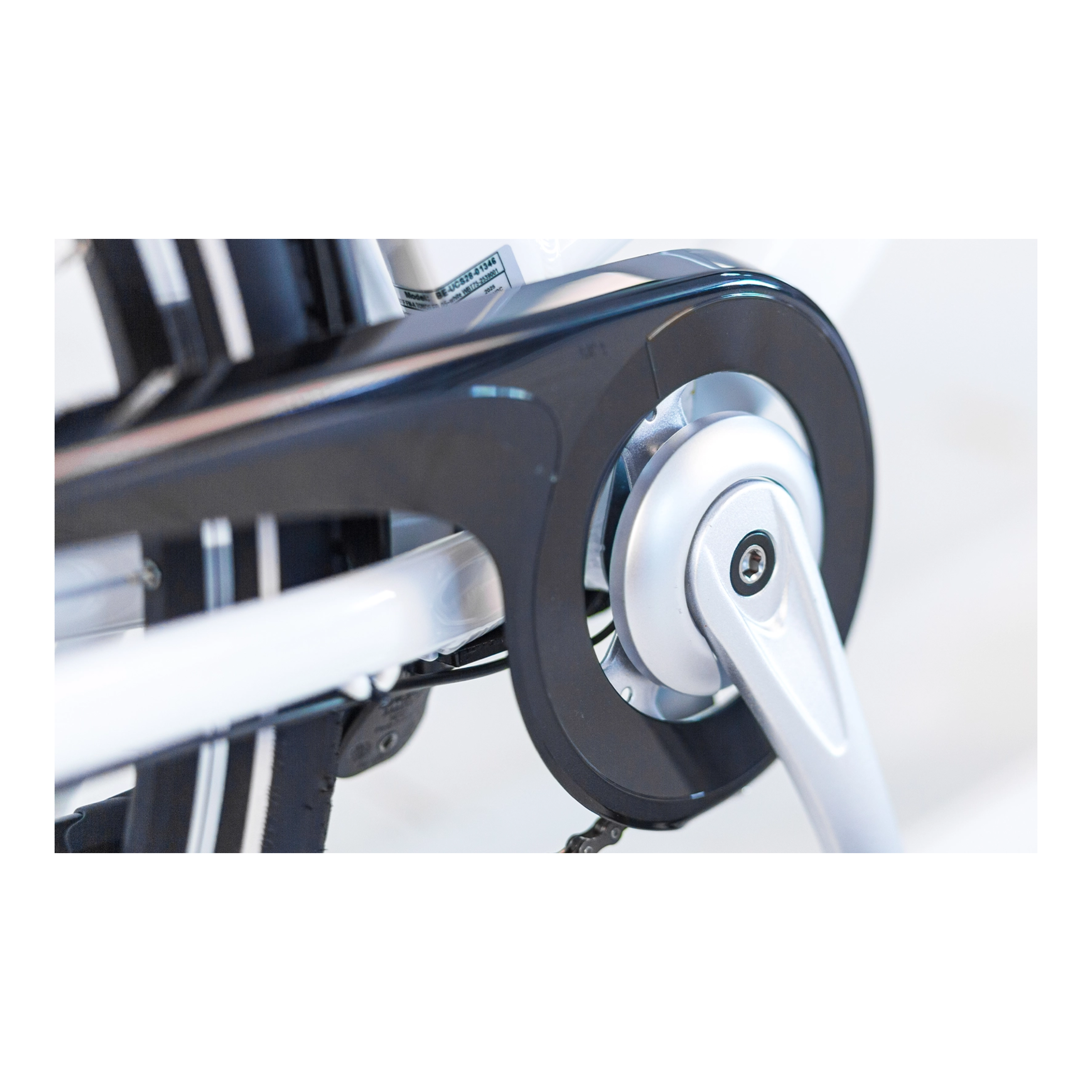 Tomos EB 05 - Elektrische Fiets - Glanzend Zwart - 28 inch - 50 cm - Accu 522Wh - 250W Ananda Voorwielmotor - Shimano Tourney 7 Versnellingen - V-Brake Remmen - AE-trading