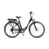 Tomos EB 05 - Elektrische Fiets - Glanzend Zwart - 28 inch - 50 cm - Accu 522Wh - 250W Ananda Voorwielmotor - Shimano Tourney 7 Versnellingen - V-Brake Remmen - AE-trading