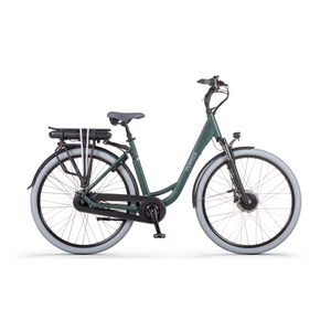 Tomos EB 07 - Elektrische Fiets - Mat Groen - 28 inch - 55 cm - Accu 522Wh - 250W Ananda Voorwielmotor - Shimano Nexus 7 Versnellingen - Hydraulische Schijfremmen - AE-trading