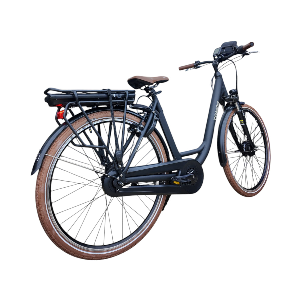 Tomos EB 12 - Elektrische Fiets - Mat Zwart - Lage Instap - 55cm - AE-trading