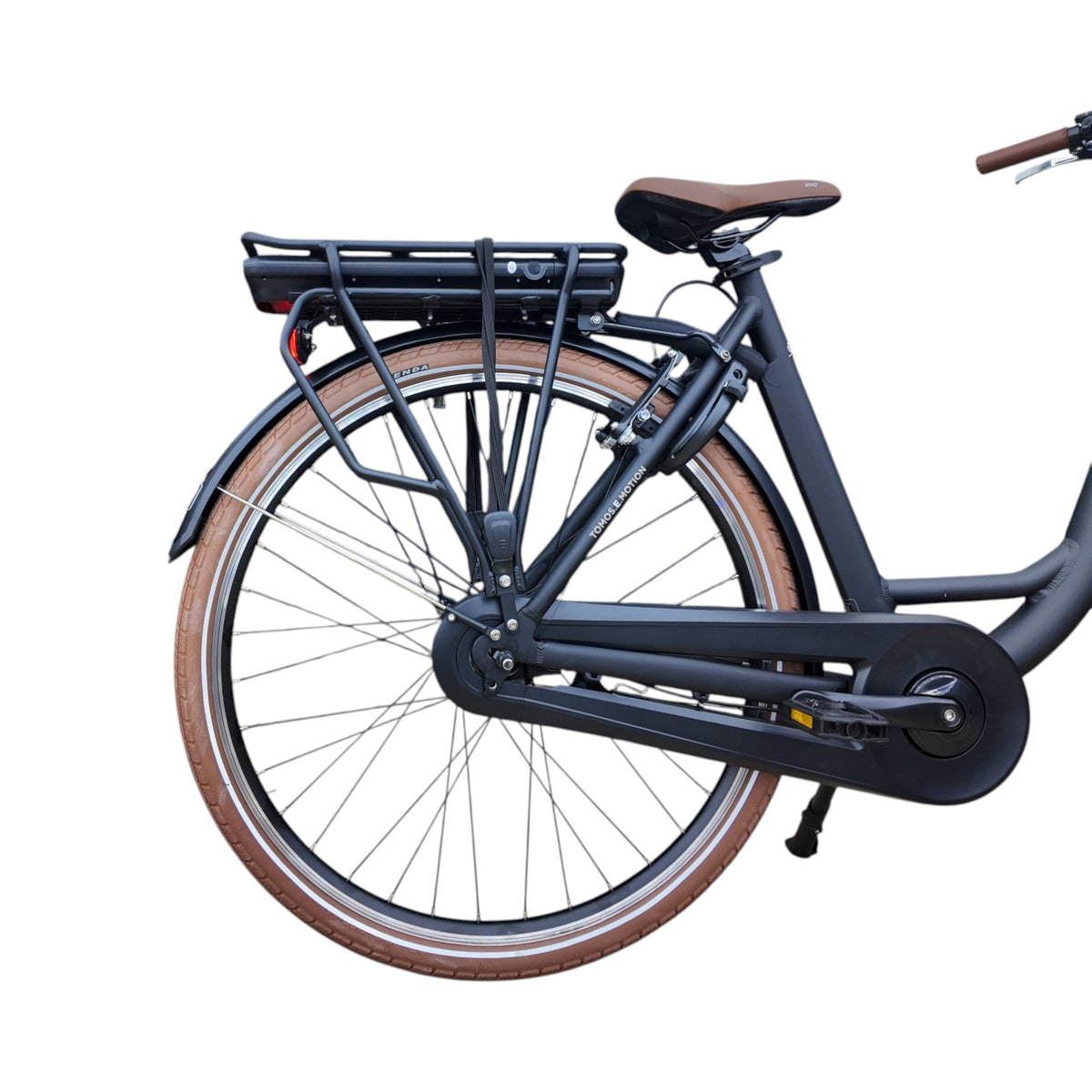 Tomos EB 12 - Elektrische Fiets - Mat Zwart - Lage Instap - 55cm - AE-trading