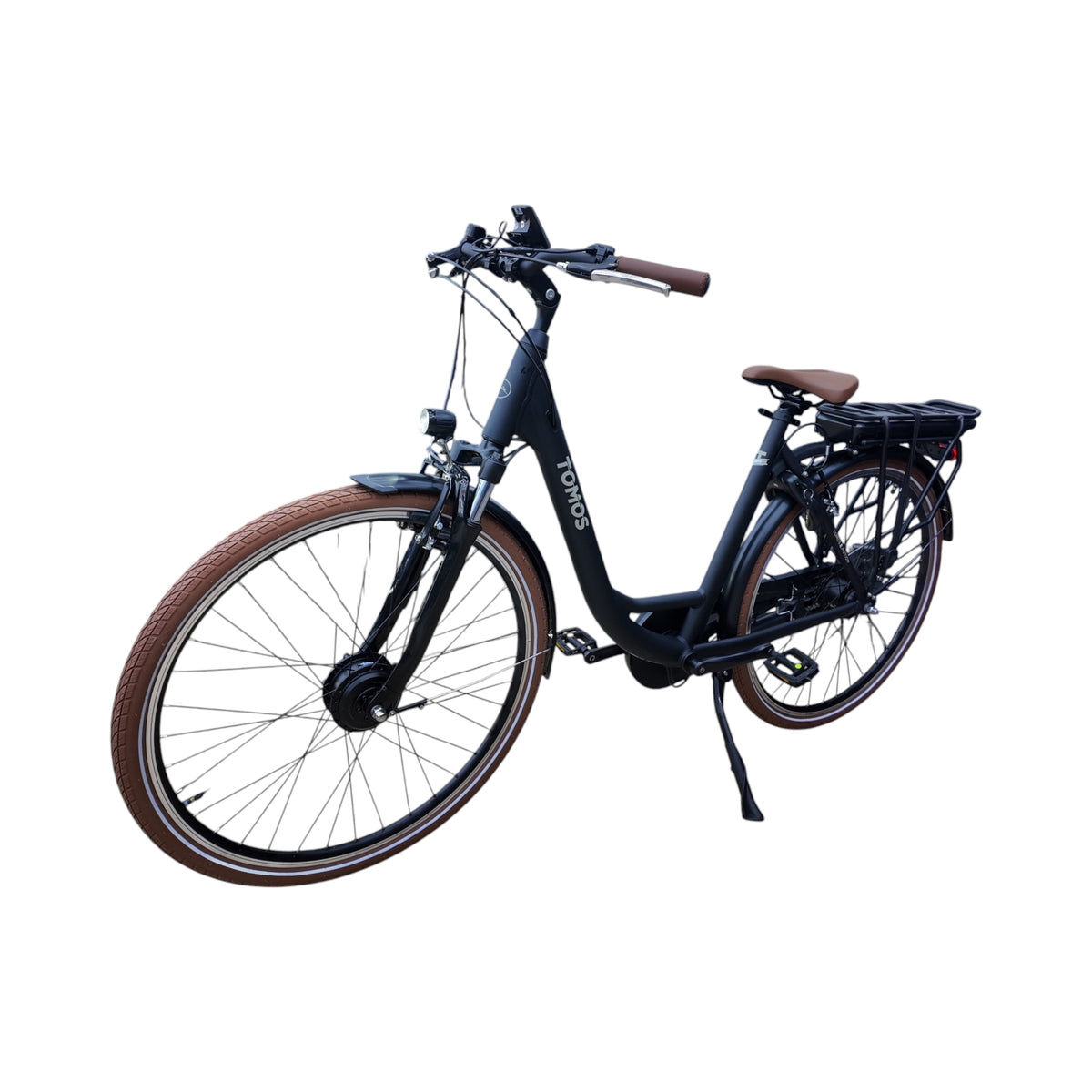 Tomos EB 12 - Elektrische Fiets - Mat Zwart - Lage Instap - 50cm - AE-trading