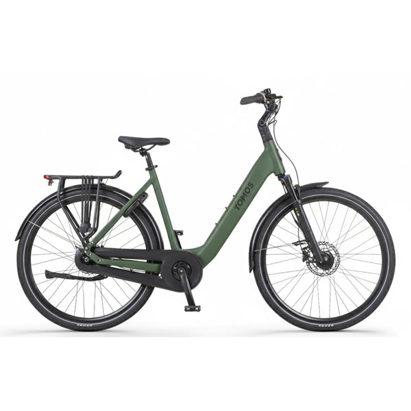Tomos EB 14 - Military Green Matt - Lage Instap - 50m - 748Wh - AE-trading